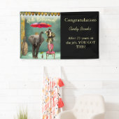 hallo Pensioenfonds en Funky Personalized Party Spandoek (Insitu)