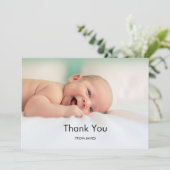 Hallo Piep een boo Bedankkaart (Staand voorkant)