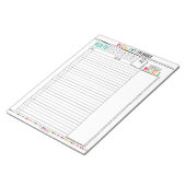 hallo Planner: Maandelijks Blog Post Planning Noti Notitieblok (Schuin)