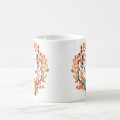 hallo "Pompoen!" Autumn Wreath Coffee Mok (Center)