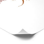 Hallo Pompoen feestelijke herfst herfst bladeren m Perfect Poster (Hoek)