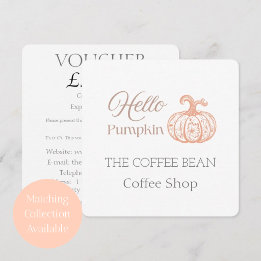 Hallo Pompoen Herfst Branding voor Boetiek Winkel
