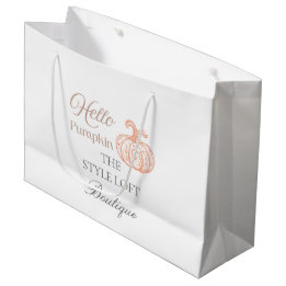 Hallo Pompoen Herfst Branding voor Boetiek Winkel Groot Cadeauzakje