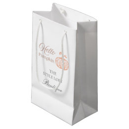 Hallo Pompoen Herfst Branding voor Boetiek Winkel Klein Cadeauzakje