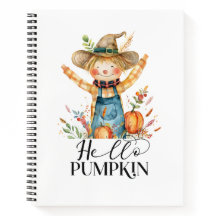 Hallo Pompoen Spiraal Notebook