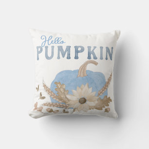 Hallo Pompoenblauw Sierkussen voor Herfst Decor