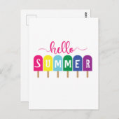 hallo poppen van zomerijs briefkaart (Voorkant / Achterkant)