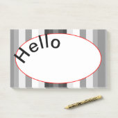 hallo post-it® notes (Op bureau)