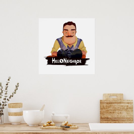 hallo poster (Keuken)