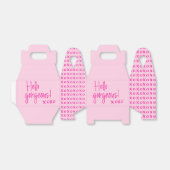 Hallo Prachtig XOXO Roze Chic  Bedankdoosjes (Uitgevouwen)