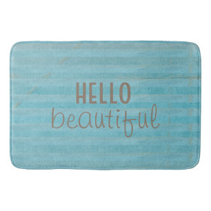 hallo prachtige afbeelding en trendy boho design badmat