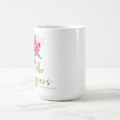 hallo prachtige Floral Mok (Center)