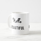 hallo prachtige koffie-Mok Koffiemok (Voorkant links)