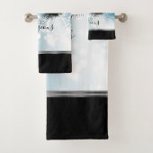 hallo Prachtige ogen - Blauw Bad Handdoek (Insitu)