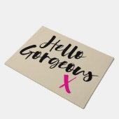 hallo Praktisch design met wielkleppen Deurmat (Schuin)