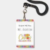 Hallo Pre K-Halpas Badge (Achterkant met lanyard)