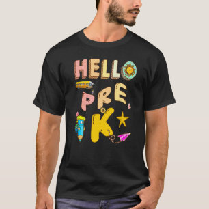 Hallo Pre K Ik Kom Hier  Geschiedenisleraar Esl On T-shirt