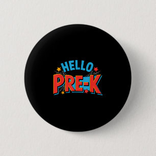 Hallo pre-k kleuterschool squad spin terug naar sc ronde button 5,7 cm