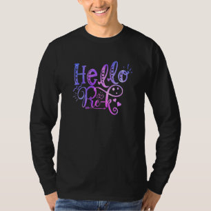 hallo Pre-K Team Terug naar de opleiding van leerk T-shirt