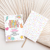 Hallo Preppy Patch Dubbele cijfers 10e verjaardag Kaart