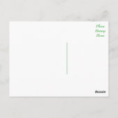 hallo Pug Puppy Dog Greeting Briefkaart (Achterkant)