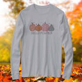 Hallo Pumpkin Herfst T-shirt met lange mouwen