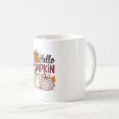Hallo Pumpkin Png, Herfst Vibes Koffiemok (Voorkant rechts)