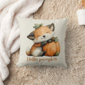 Hallo Pumpkin Schattige Fox Halloween Design Kussen (Deken)