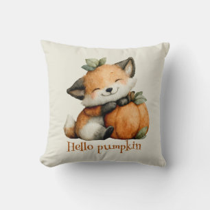 Hallo Pumpkin Schattige Fox Halloween Design Kussen