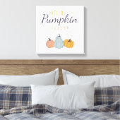 hallo Pumpkin Season Canvas Afdruk (Insitu (Slaapkamer))
