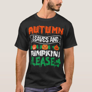 hallo Pumpkin Season Cozy Autumn Season Lovers Fal T-shirt