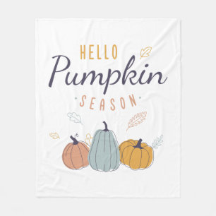 hallo Pumpkin Season Fleece Deken