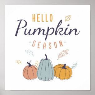 hallo Pumpkin Season Poster
