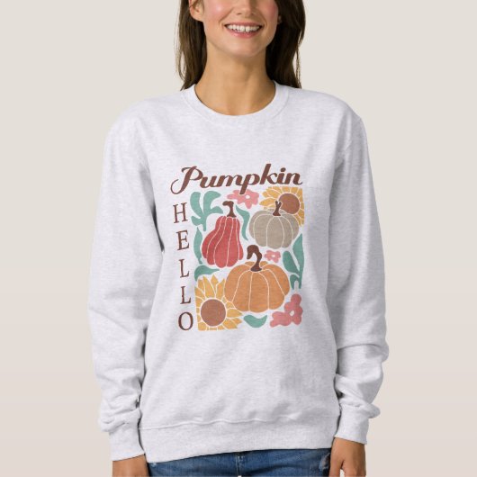 Hallo Pumpkin sweatshirt (Voorkant)