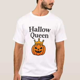 Hallo Queen Funny Halloween Kostuum Shirt