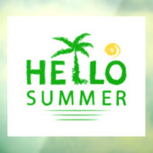 hallo raamsticker (Vel 3)