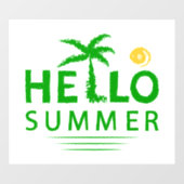 hallo raamsticker (Vel)