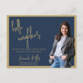 Hallo Realtor Mailer Vastgoed Marketing Farming Briefkaart (Voorkant)