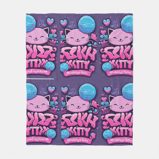 Hallo RKity Fleece Deken (Voorkant)