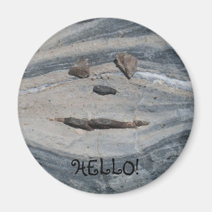 Hallo Rock Face zegt Magneet