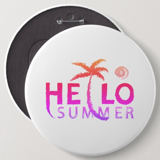 hallo ronde button 6,0 cm (Voorkant /achterkant)
