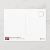 Hallo Roze Rhododendron Bloemen Briefkaarten (Achterkant)