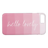 hallo roze Waterverf gradiëntstreep Case-Mate iPhone Case (Achterkant (Horizontaal))