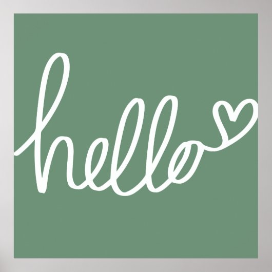 Hallo Saga Green Poster (Voorkant)