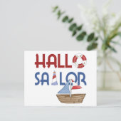 Hallo Sailor Briefkaart (Staand voorkant)