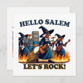 Hallo Salem Massachusetts Witch Rock Band (Voorkant / Achterkant)