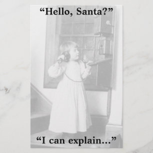 hallo, Santa? -Papierwaren Briefpapier