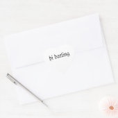 Hallo schat hart sticker (Envelop)