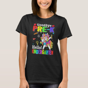 Hallo Schattig afscheid Pre K T-shirt