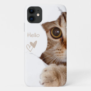hallo schattig katje iPhone 11 hoesje